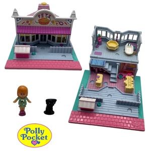 Vintage 1993 Polly Pocket, Polly’s Pet Shop, Bluebird Toys